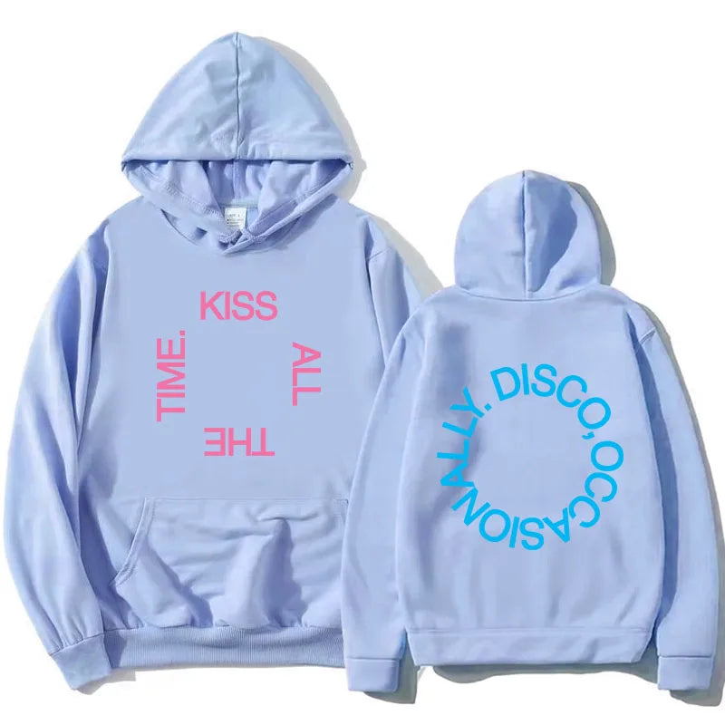 Sweat à capuche unisexe avec imprimé graphique devant et dos, plusieurs motifs et couleurs