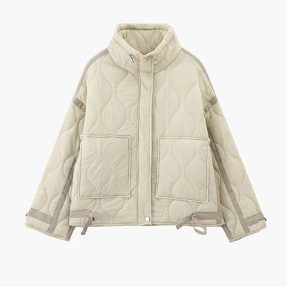 Chaqueta acolchada casual para mujer, estilo urbano de moda, ideal para otoño e invierno