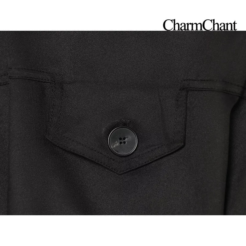Giacca camicia casual da donna, tinta unita, con tasche applicate e colletto classico