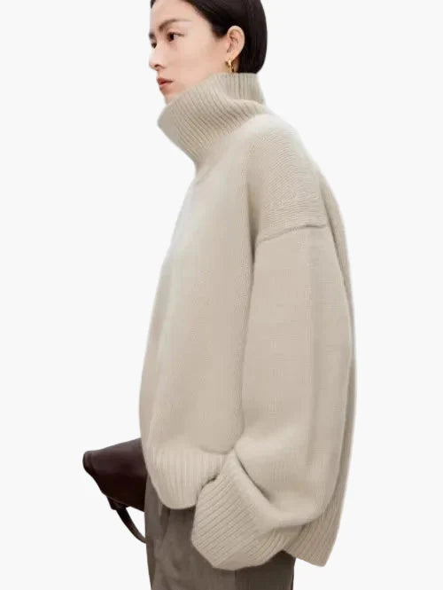 Losvallende coltrui voor dames, moderne en comfortabele stijl voor herfst en winter