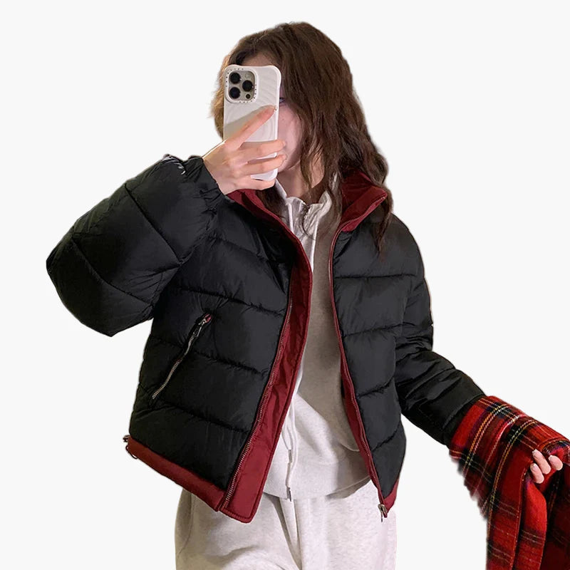 Chaqueta acolchada casual para mujer, estilo urbano, ideal para el invierno y actividades al aire libre