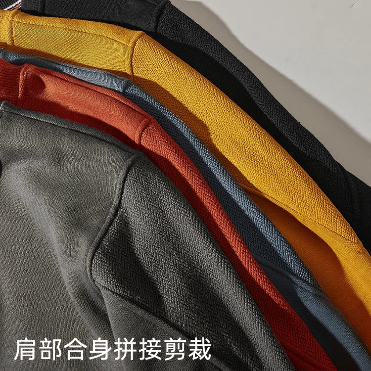 Felpa da uomo girocollo, vestibilità casual, disponibile in diversi colori