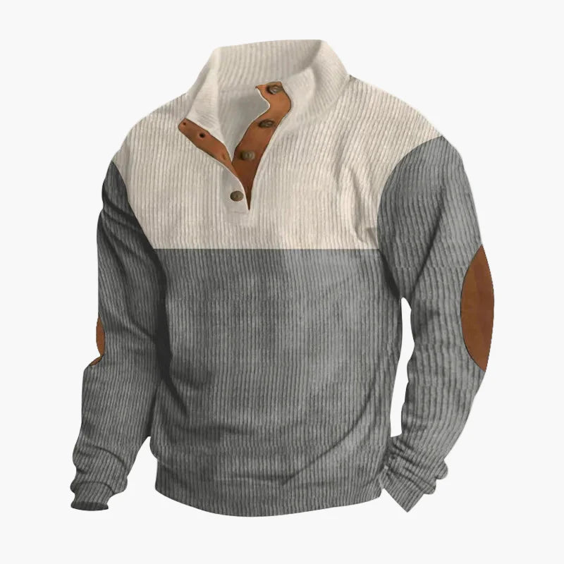 Casual button-up sweater for men – Stylish and comfortable urban fashion