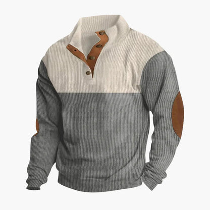 Casual button-up sweater for men – Stylish and comfortable urban fashion