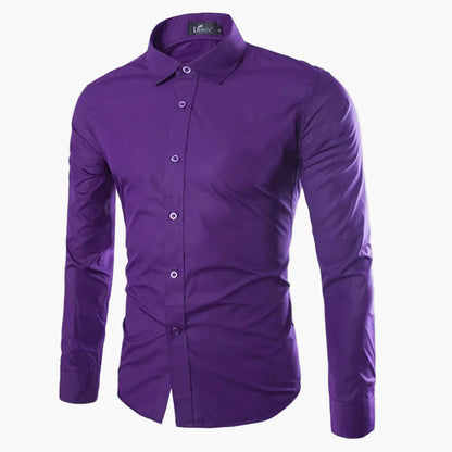Elegantes Herrenhemd Slim Fit mit langen Ärmeln für Business und Freizeit