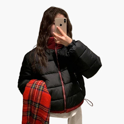 Chaqueta acolchada casual para mujer, estilo urbano, ideal para el invierno y actividades al aire libre
