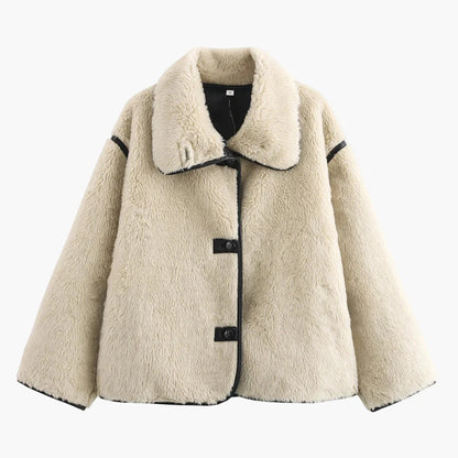 Chaqueta de invierno para mujer estilo casual chic para tiempo frío
