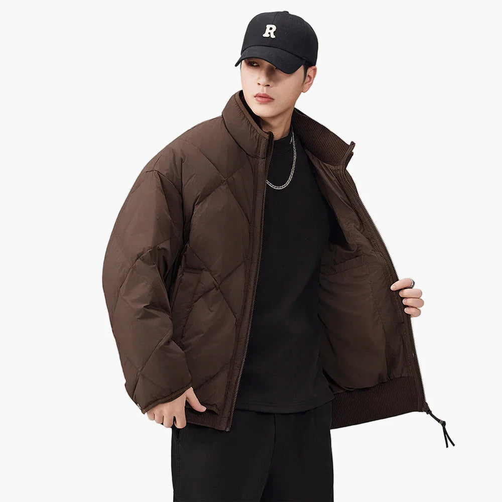 Chaqueta acolchada casual para hombre – Estilo urbano y comodidad diaria