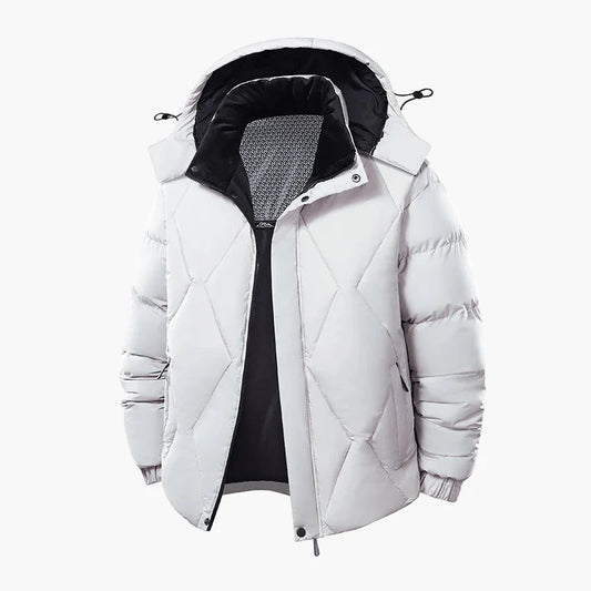 Men's puffer jacket urban style waterproof warm for winter