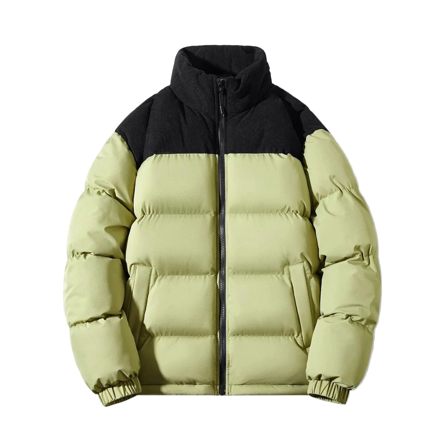 Thick puffer jacket casual urban style for men