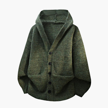 Herenvest met capuchon in casual stijl voor herfst en winter