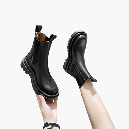 Stivaletti Chelsea con suola spessa da donna, stile urbano e alla moda