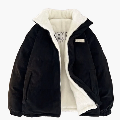 Unisex winter jacket urban style, loose fit, daily and trendy use