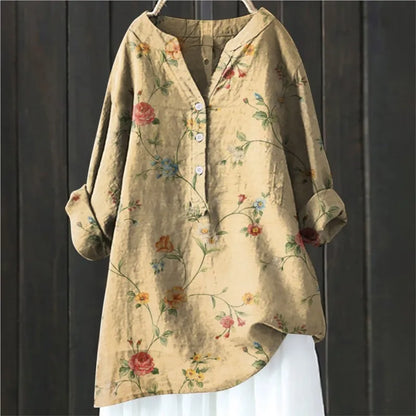 Sacha™ - Blouse à Manches Longues à Imprimé Fleuri