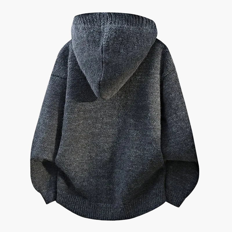 Herenvest met capuchon in casual stijl voor herfst en winter