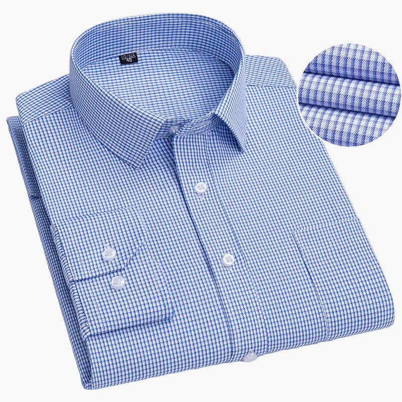 Chemise habillée à rayures pour homme - Élégance professionnelle et style moderne