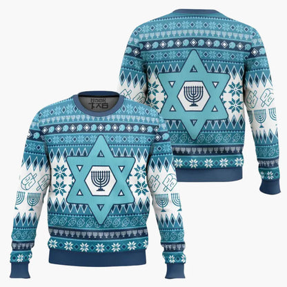 Unisex sweatshirt i stygg Hanukka-genserstil "Not Today Santa" – fest og humor til jul og Hanukka