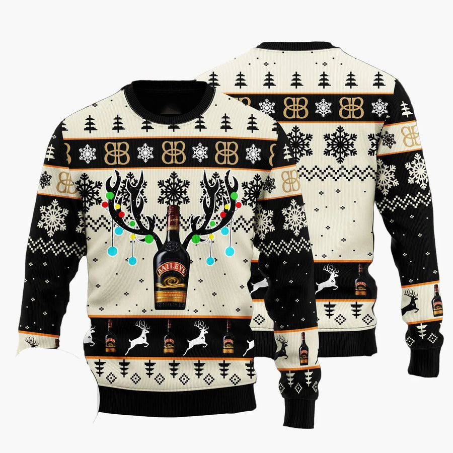 Kersttrui voor heren in lelijke trui stijl Jägermeister feest en origineel cadeau