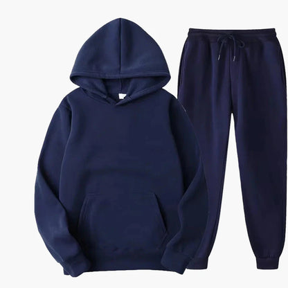 Conjunto de chándal con capucha estilo casual para mujer - Look urbano y cómodo