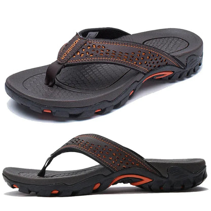 Tongs de sport homme avec soutien de la voûte plantaire – Sandales confort pour marche, plage et activités extérieures