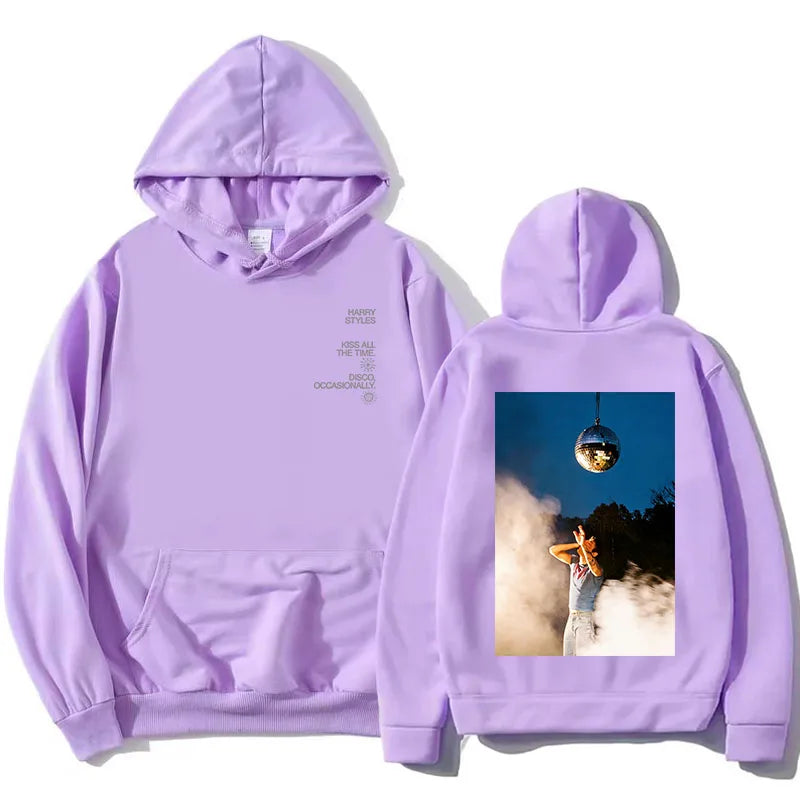 Sweat à capuche unisexe avec imprimé graphique devant et dos, plusieurs motifs et couleurs