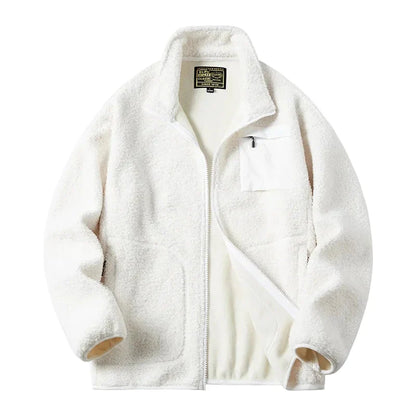 Veste Polaire Décontractée Unisexe Style Urbain pour Hommes et Femmes