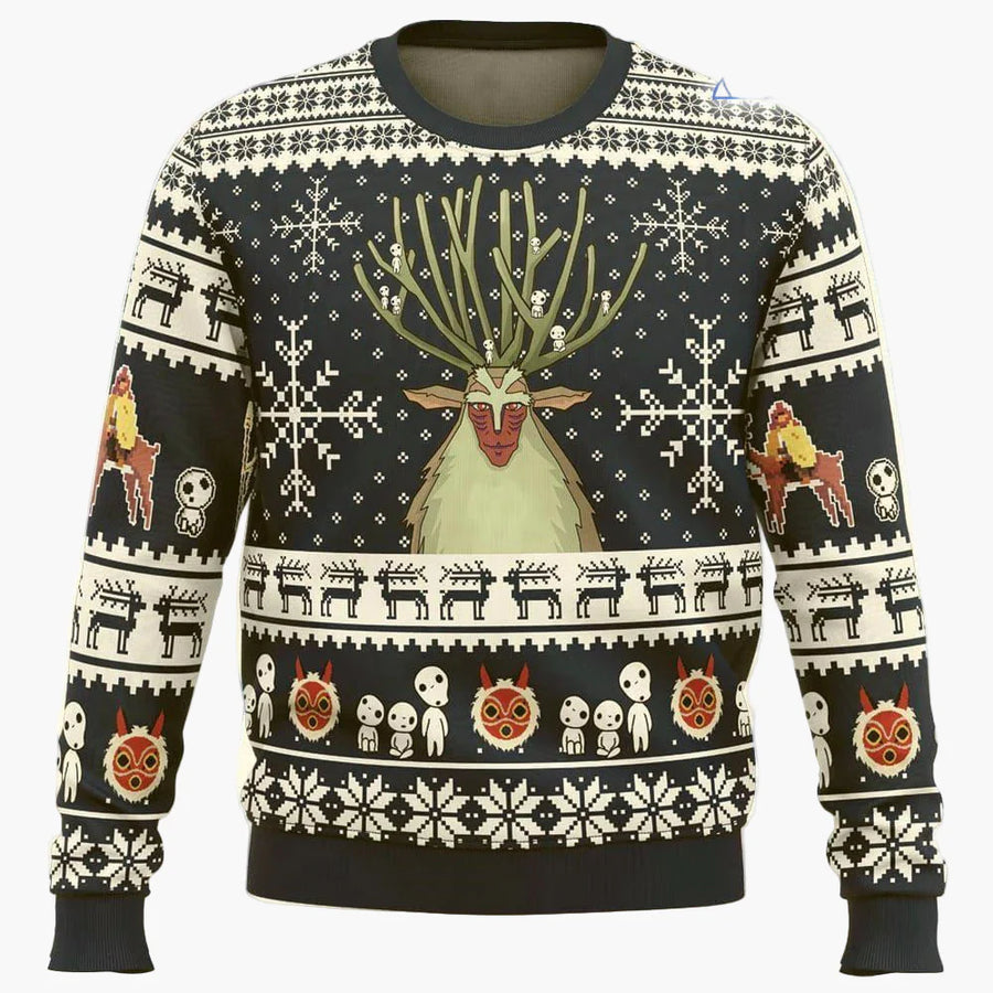 Kersttrui voor heren in lelijke trui stijl Jägermeister feest en origineel cadeau