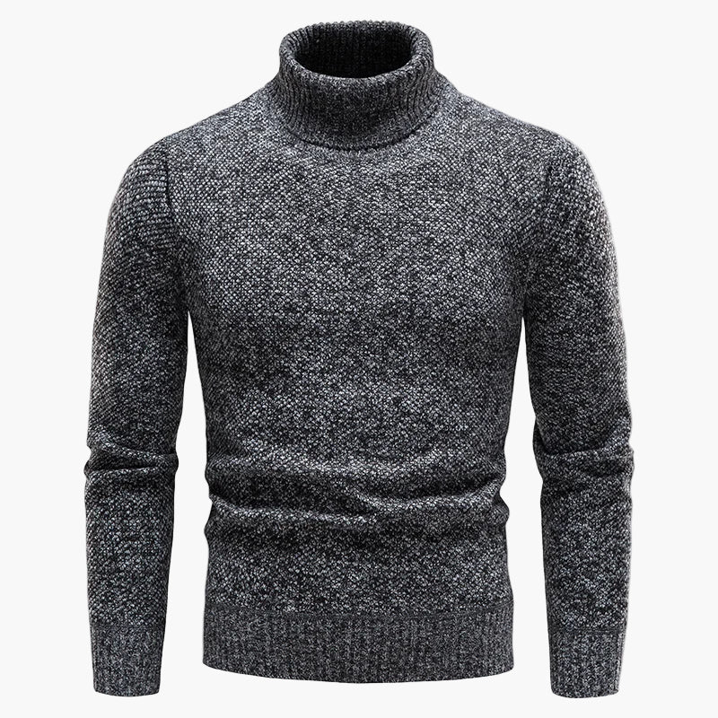Herregenser med høy hals, klassisk stil – Urban eleganse og daglig komfort