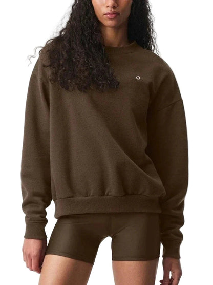 Lös sweatshirt för kvinnor i urban avslappnad stil