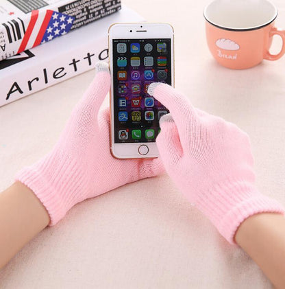 Gants d'hiver pour femmes, style élégant, chauds et résistants pour écran tactile