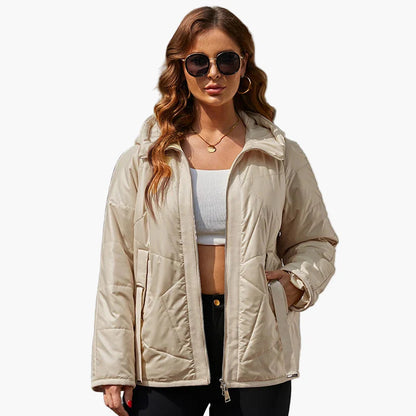 Chaqueta acolchada para mujer estilo urbano casual para el invierno y el ocio