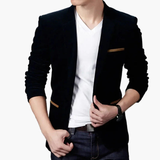Blazer décontracté pour homme style moderne – Idéal pour sorties et bureau