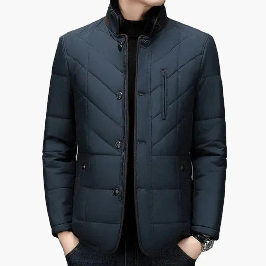 Chaqueta acolchada elegante para hombre, estilo moderno, ideal para el invierno y ocasiones casuales