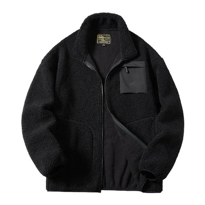 Veste Polaire Décontractée Unisexe Style Urbain pour Hommes et Femmes