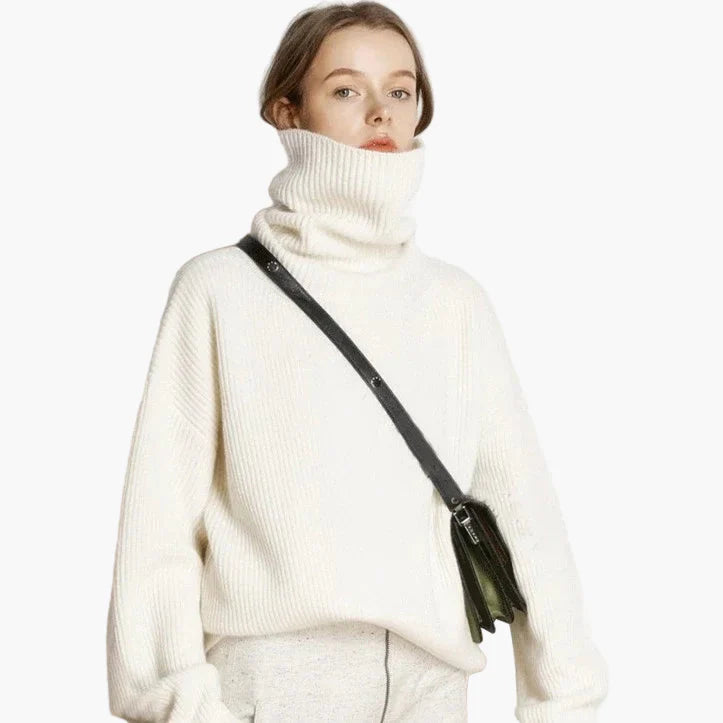 Oversize polotröja för dam – avslappnad och trendig stil