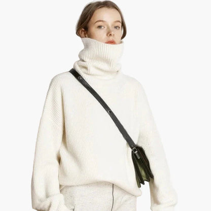 Oversize polotröja för dam – avslappnad och trendig stil
