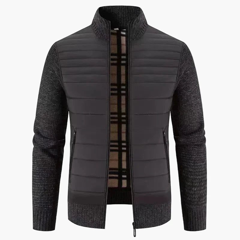 Chaqueta de punto para hombre estilo coreano elegante para ocio y uso diario