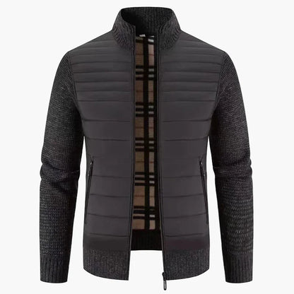 Chaqueta de punto para hombre estilo coreano elegante para ocio y uso diario
