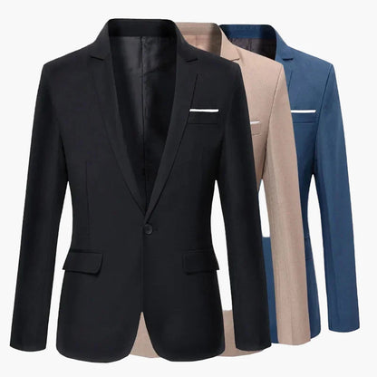Elegante Herrenanzugsjacke in Slim-Fit für Geschäftliches und formelle Anlässe