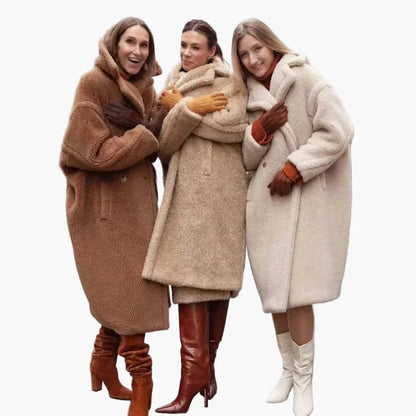 Manteau d'hiver style surdimensionné pour femmes - Élégance urbaine et confort chaleureux
