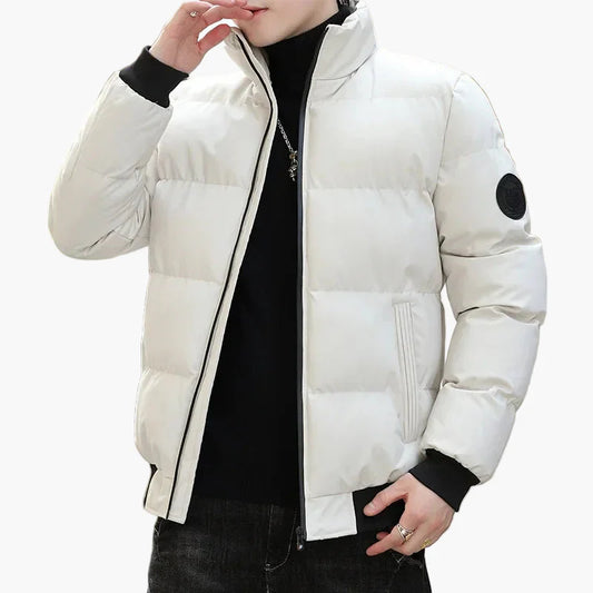 Elegant Men's Down Jacket Urban Style – Fashion Quilted Winter Coat