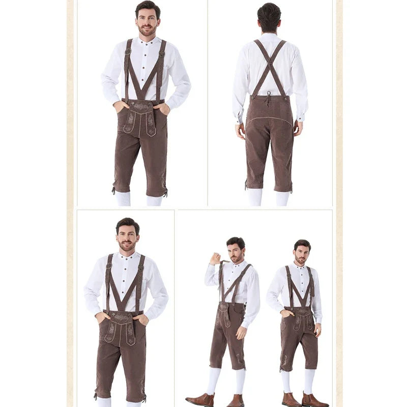 Karneval Oktoberfest-festival herrekostume pubtøj klubtøj bartender-outfit cosplay iøjnefaldende festkjole Halloween