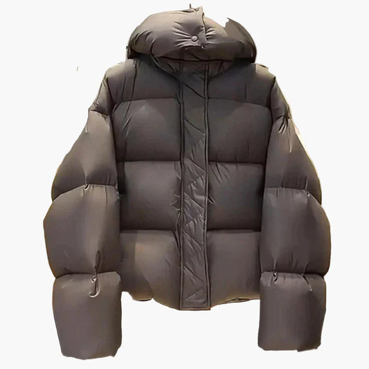 Chaqueta acolchada para hombre estilo urbano de invierno con capucha - chaqueta casual acolchada