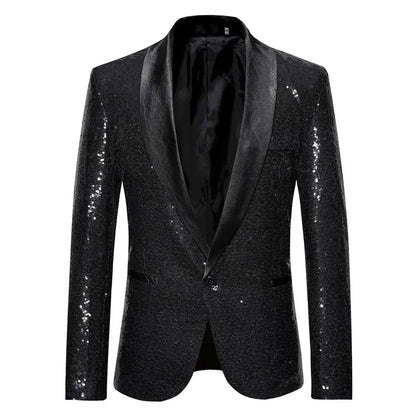 Elliott – Blazer Homme avec Paillettes pour Fête et Scène
