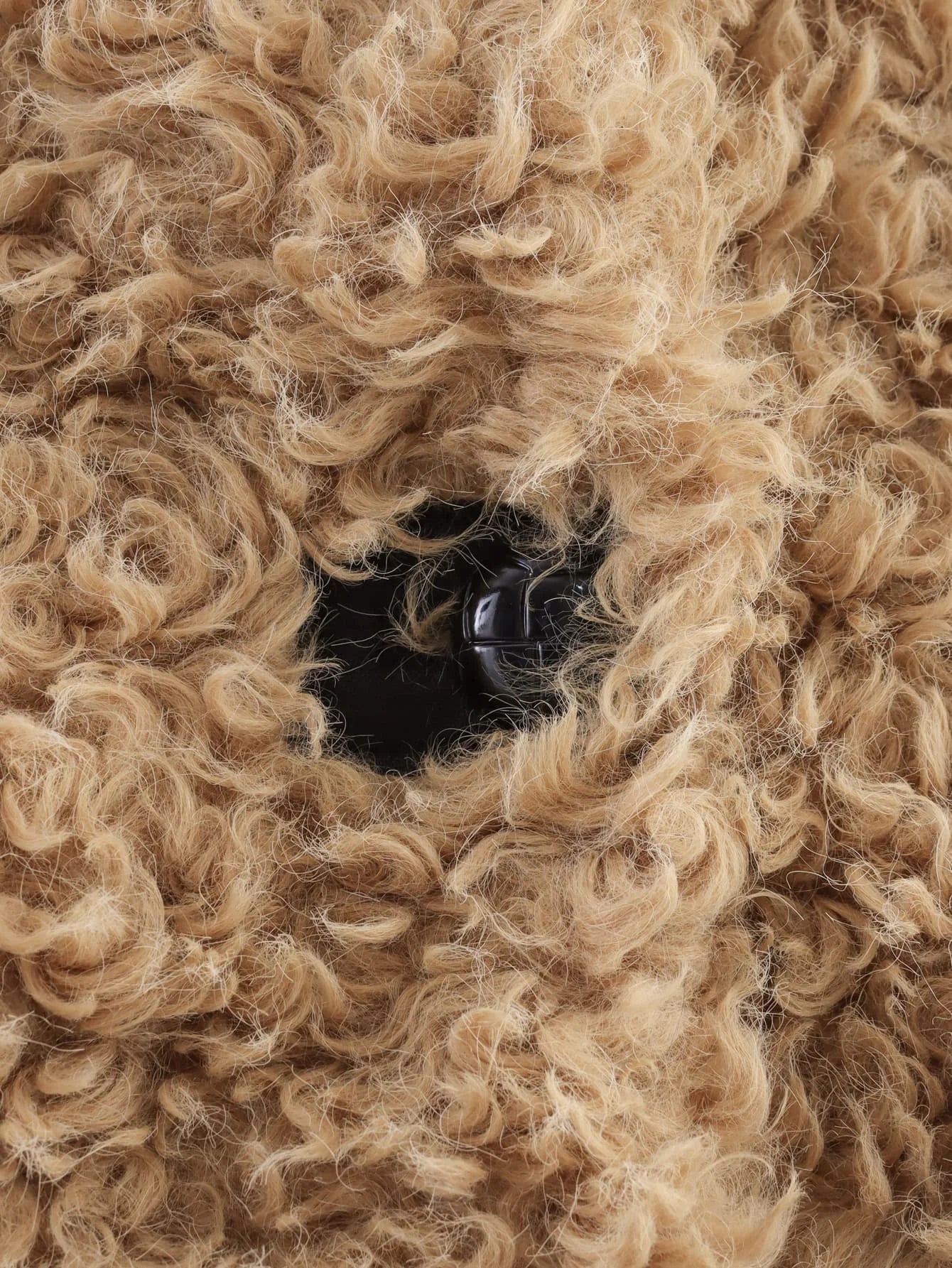 Chaqueta corta para mujer estilo peluche elegante y a la moda para el invierno