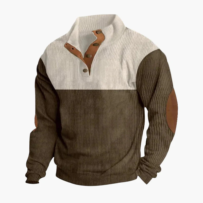 Casual button-up sweater for men – Stylish and comfortable urban fashion
