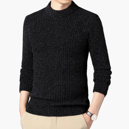 Trui met Opstaande Kraag Casual Stijl voor Heren – Moderne Elegant en Comfort voor Elke Dag