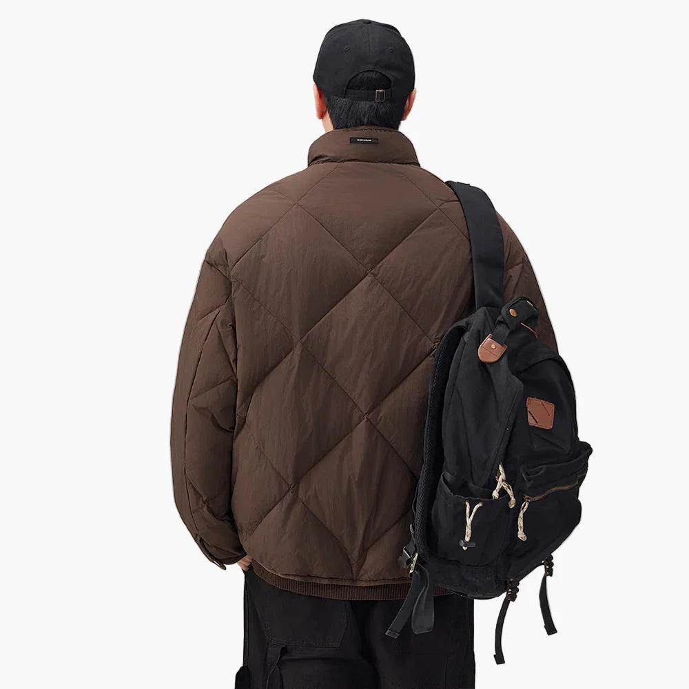 Chaqueta acolchada casual para hombre – Estilo urbano y comodidad diaria