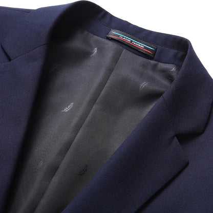 Elegant men's two-button suit jacket for business and ceremonies