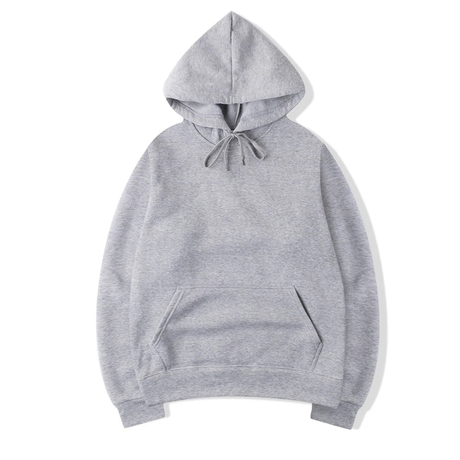 Felpa unisex con cappuccio, tasca a marsupio e cordoncino regolabile